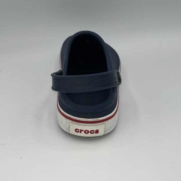 CROCS Off Court Clogs Navy Slip On Casual Sandal Men's Size M5 W7 Pre-owned Flag - Picture 11 of 13